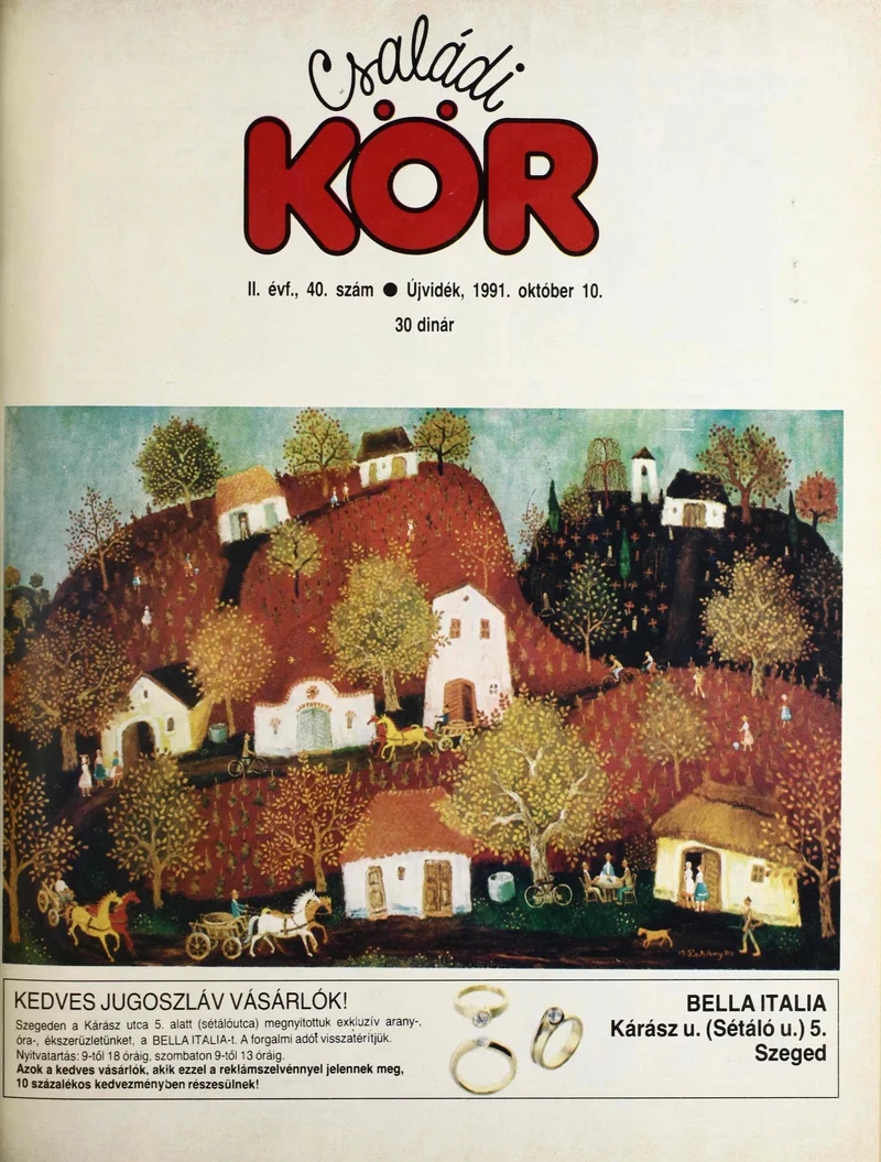 Családi Kör, 2. évf. 1991. október 10. 40. sz.