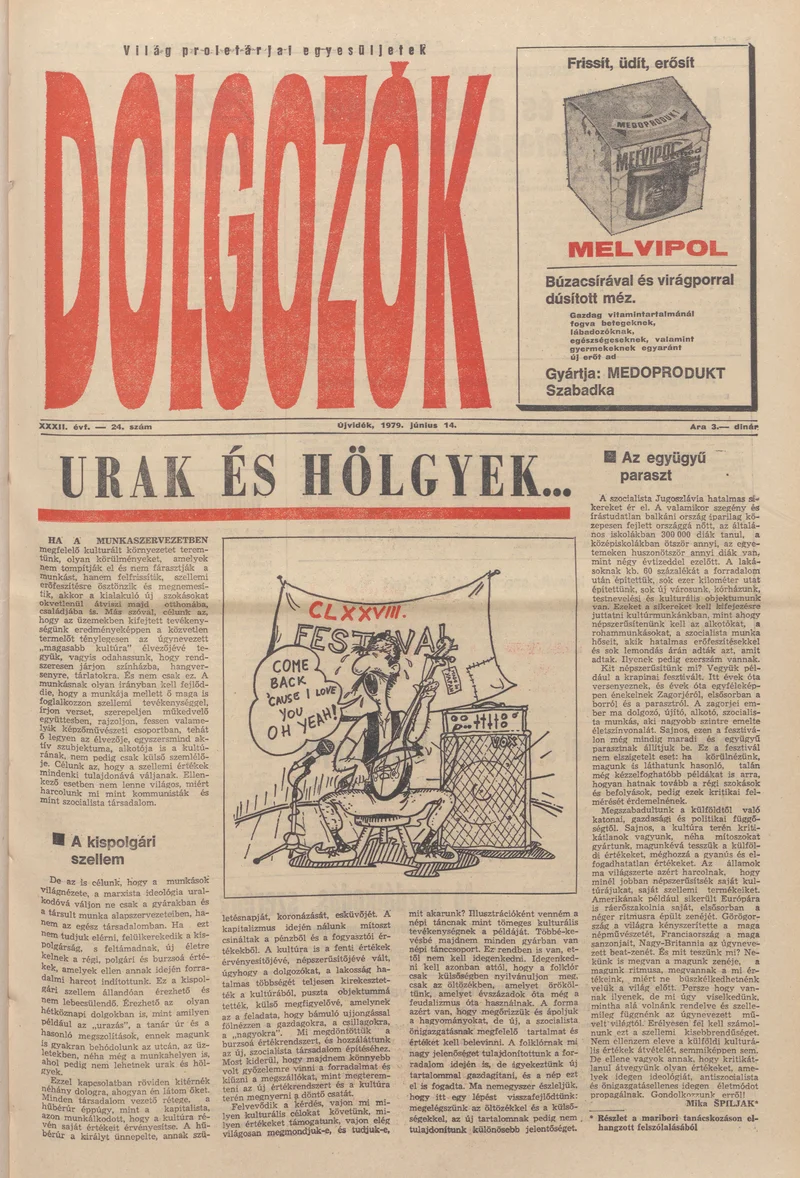 Dolgozók, 33. évf. 1979. június 14. 24. sz.