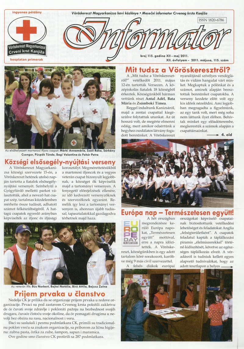 Informator, 12. évf. 2011. május 5. 115. sz.