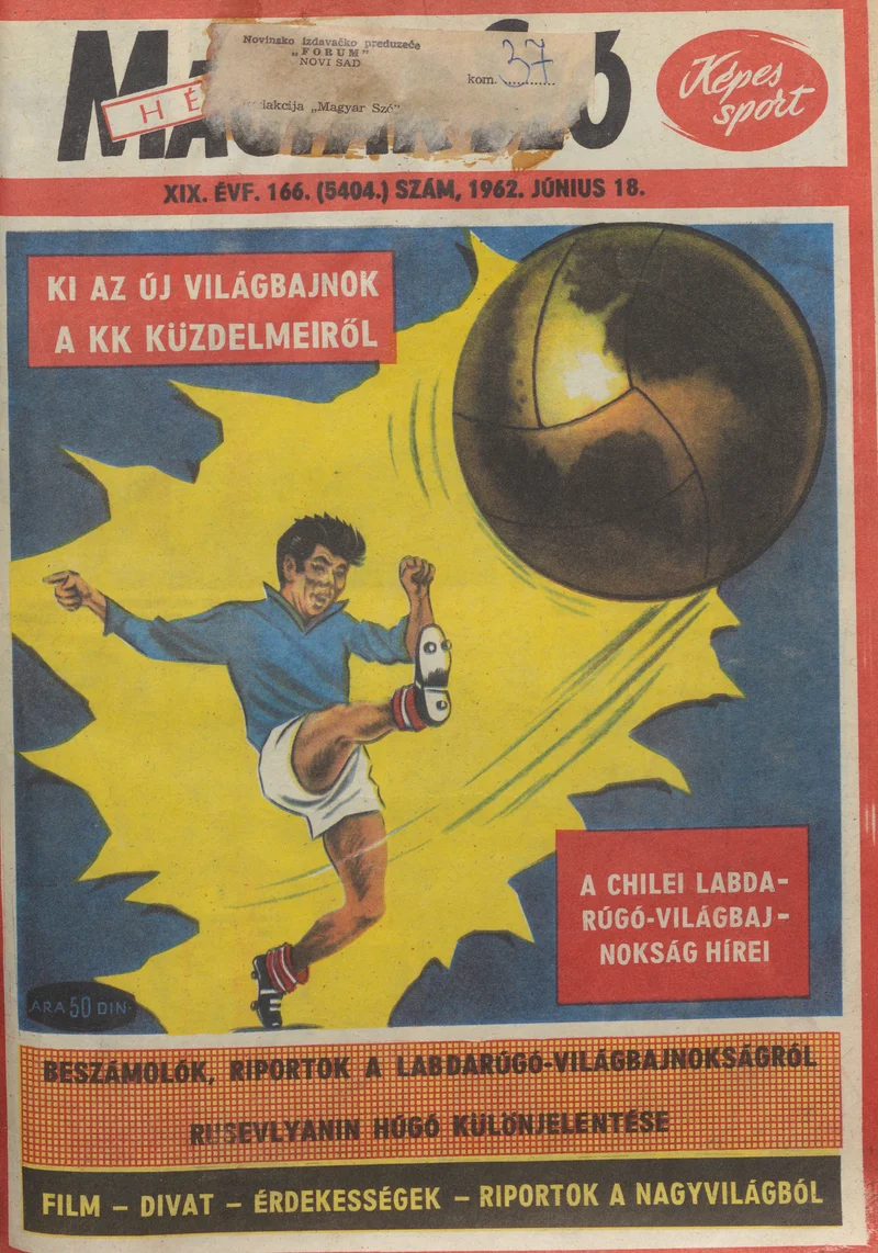 Hétfői Magyar Szó, 19. évf. 1962. június 18. 166. sz.