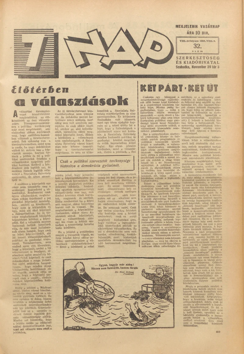 7 Nap, 8. évf. 1953. augusztus 9. 32. sz. 1–16. oldal