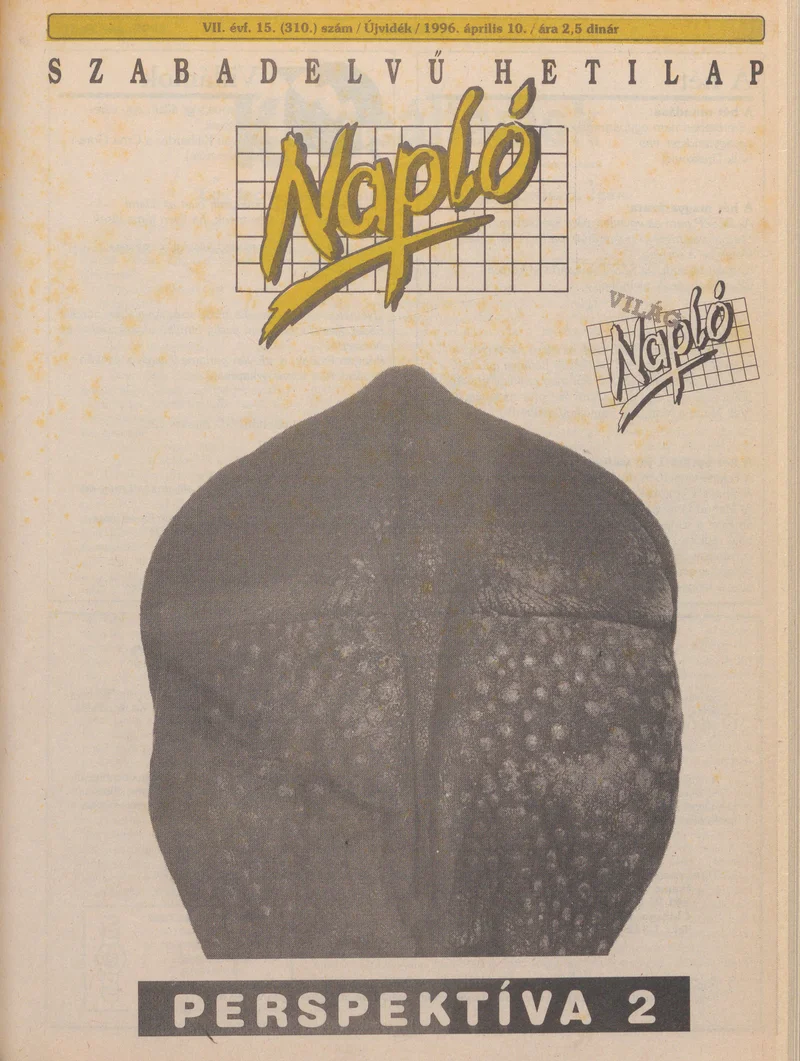 Napló - Szabadelvű hetilap, 7. évf. 1996. április 10. 310. sz.