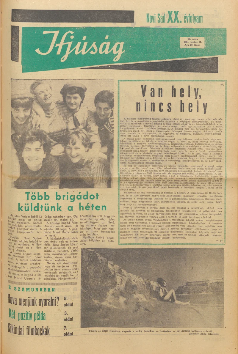 Ifjúság, 20. évf. 1964. június 11. 24. sz.