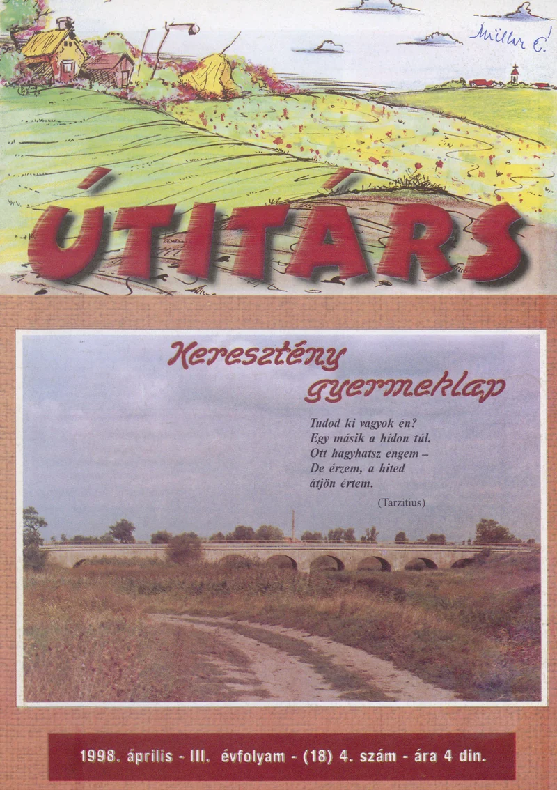 Útitárs, 3. évf. 1998. április. 4. sz.