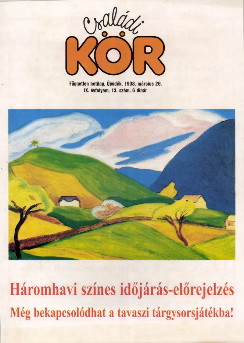 Családi Kör, 9. évf. 1998. március 26. 13. sz.