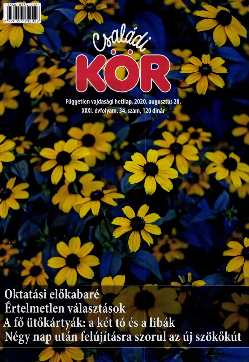 Családi Kör, 31. évf. 2020. augusztus 20. 34. sz.