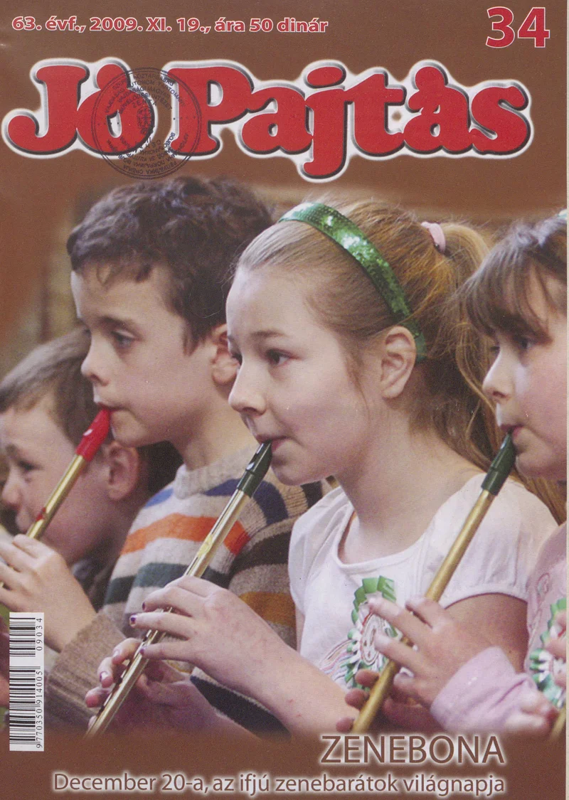 Jó Pajtás, 63. évf. 2009. november 19. 34. sz.