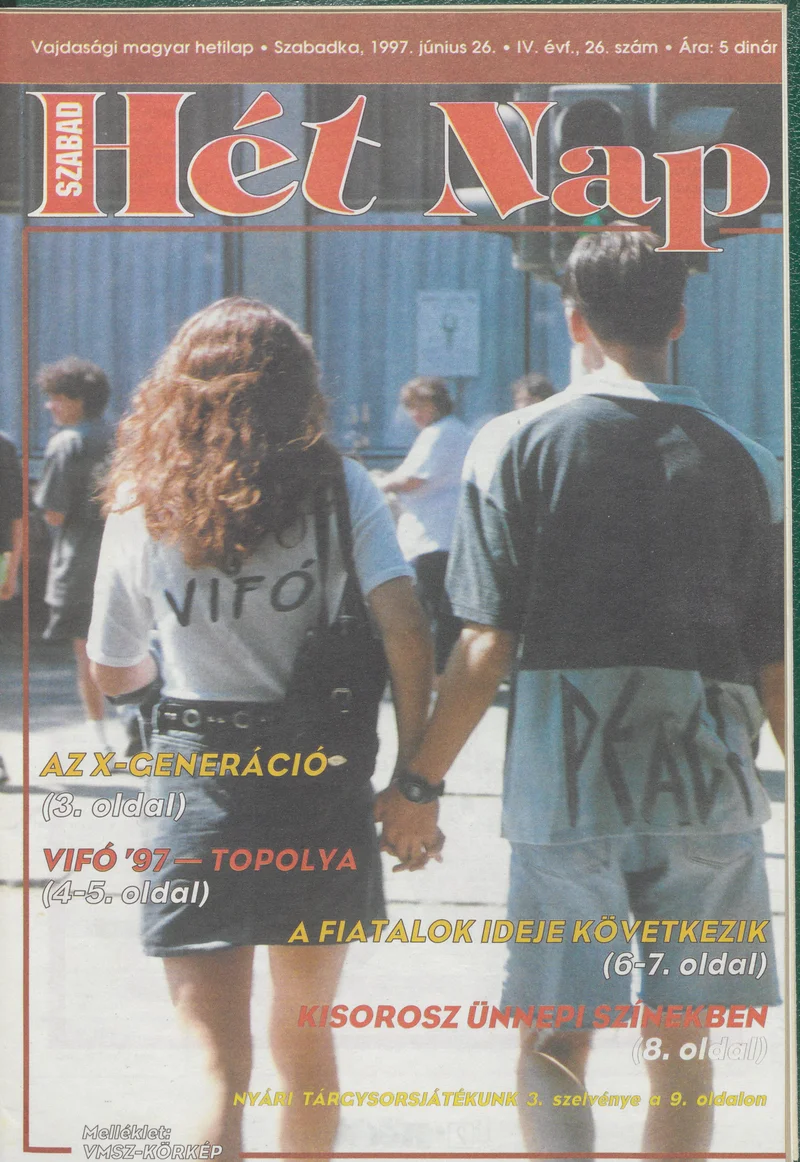 Szabad Hét Nap, 4. évf. 1997. június 26. 26. sz.