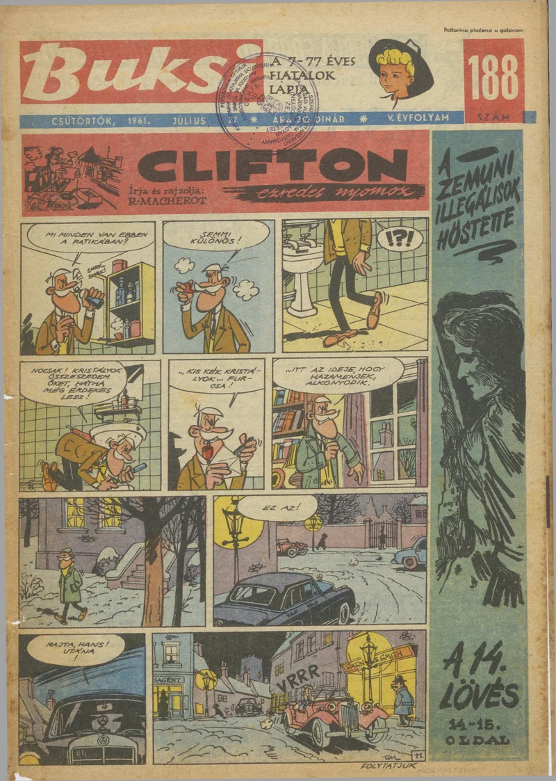 Buksi, 5. évf. 1961. július 27. 188. sz.