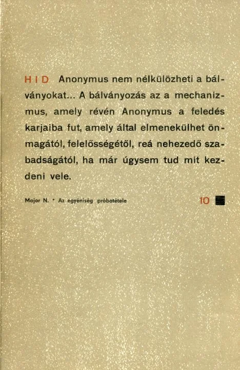 Híd, 29. évf. 1965. október. 10. sz. 1157–1316. oldal