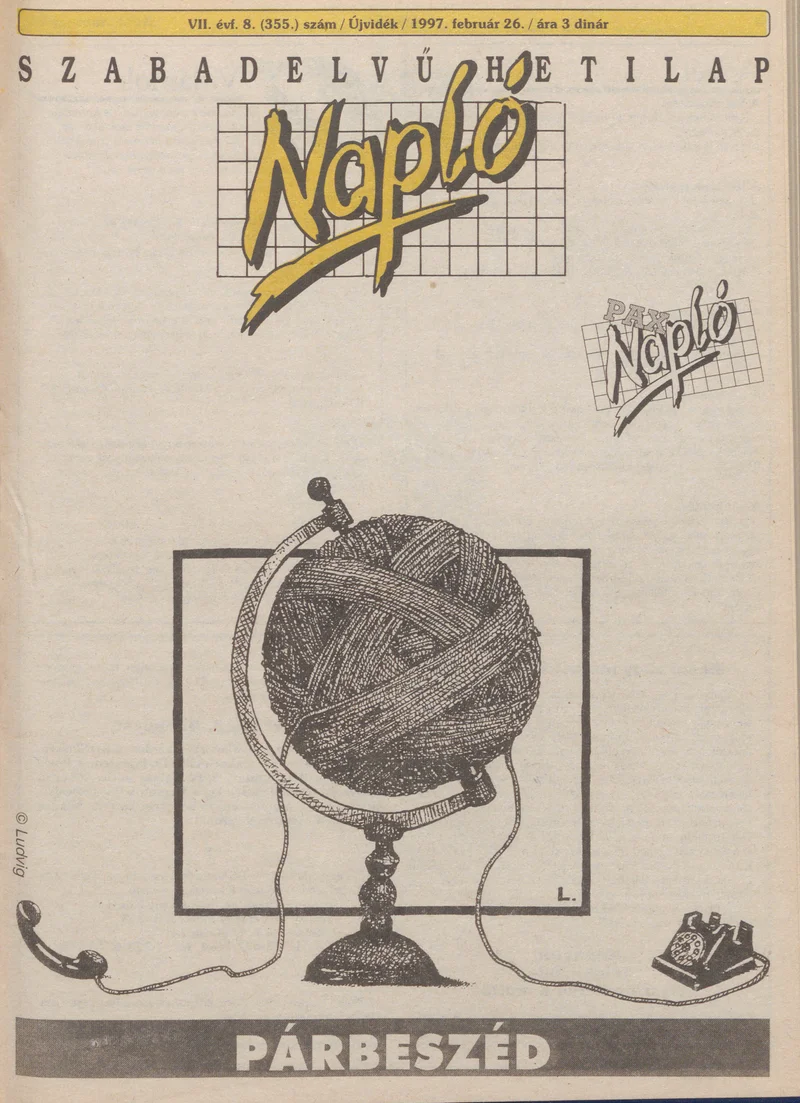 Napló - Szabadelvű hetilap, 8. évf. 1997. február 26. 355. sz.