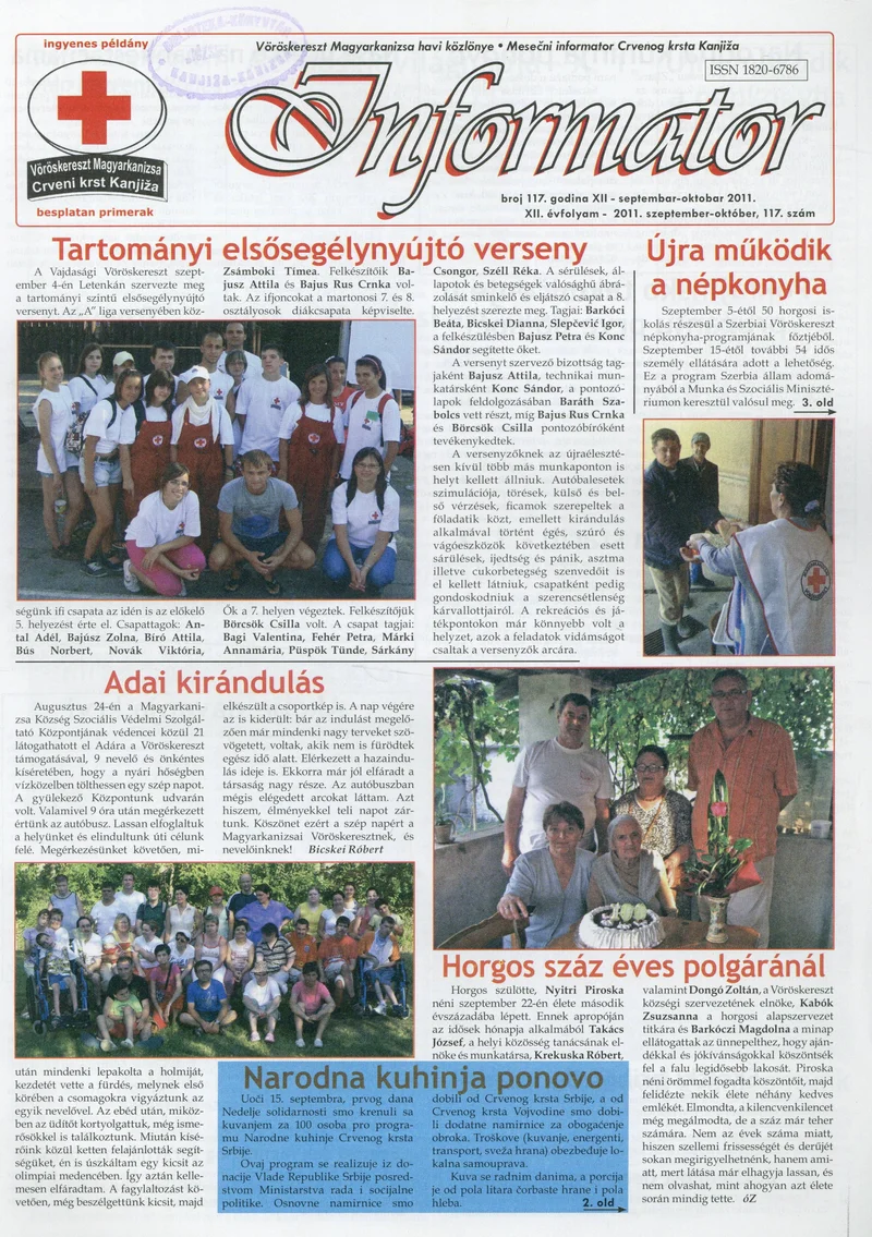 Informator, 12. évf. 2011. szeptember 1. – október 1. 117. sz.