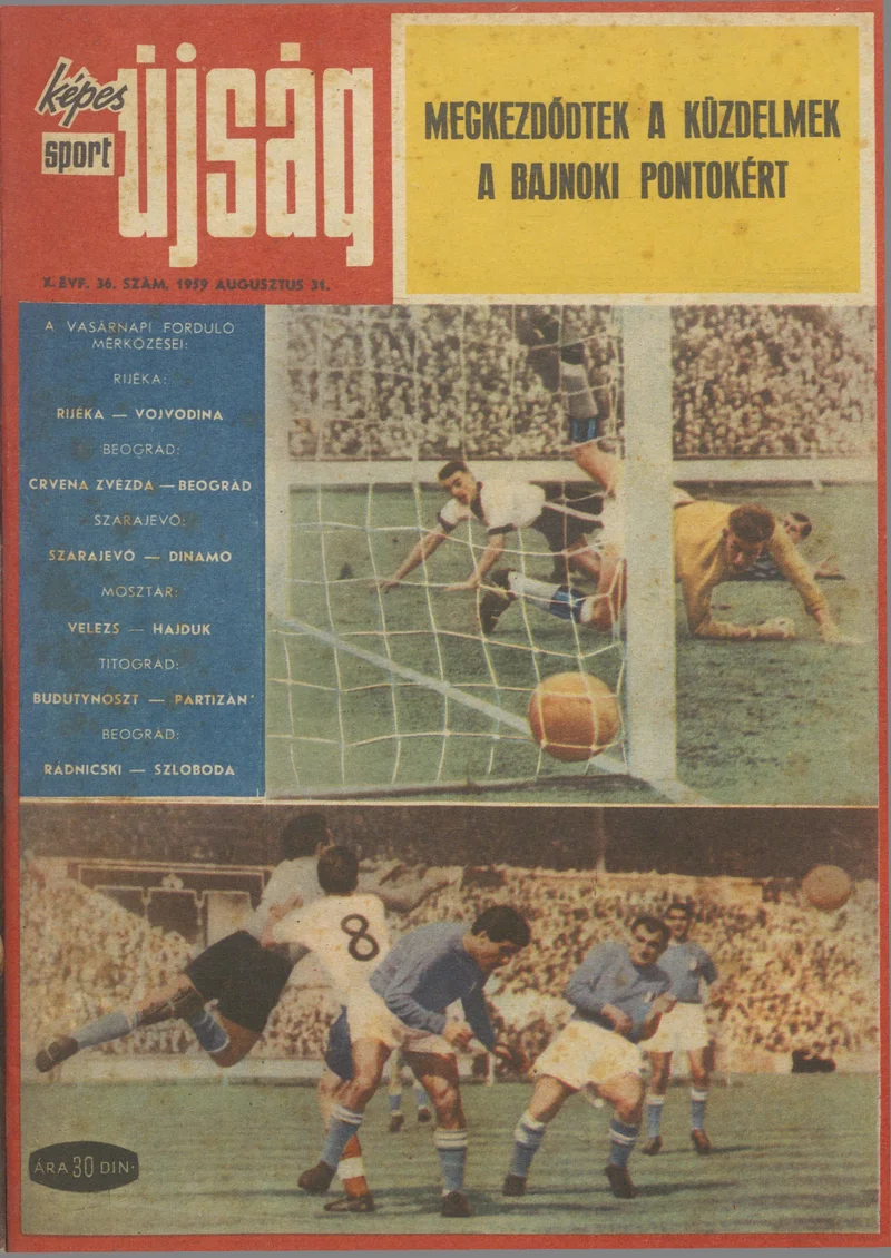 Hétfői Magyar Szó, 10. évf. 1959. augusztus 31. 36. sz.