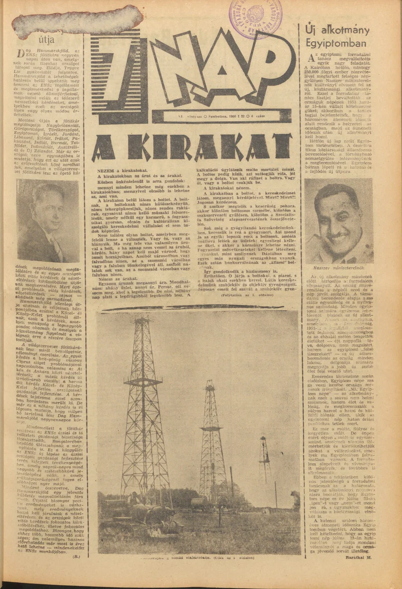 7 Nap, 11. évf. 1956. január 22. 4. sz.