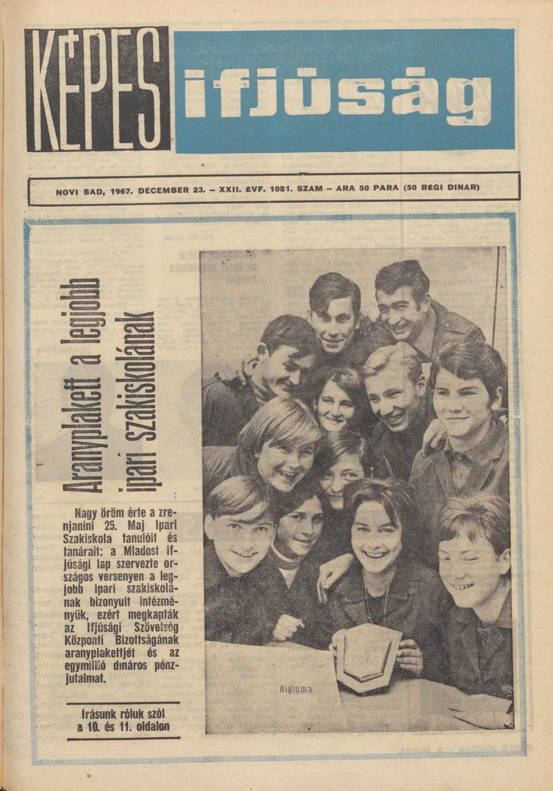 Képes Ifjúság, 23. évf. 1967. december 23. 39. sz. 1–32. oldal
