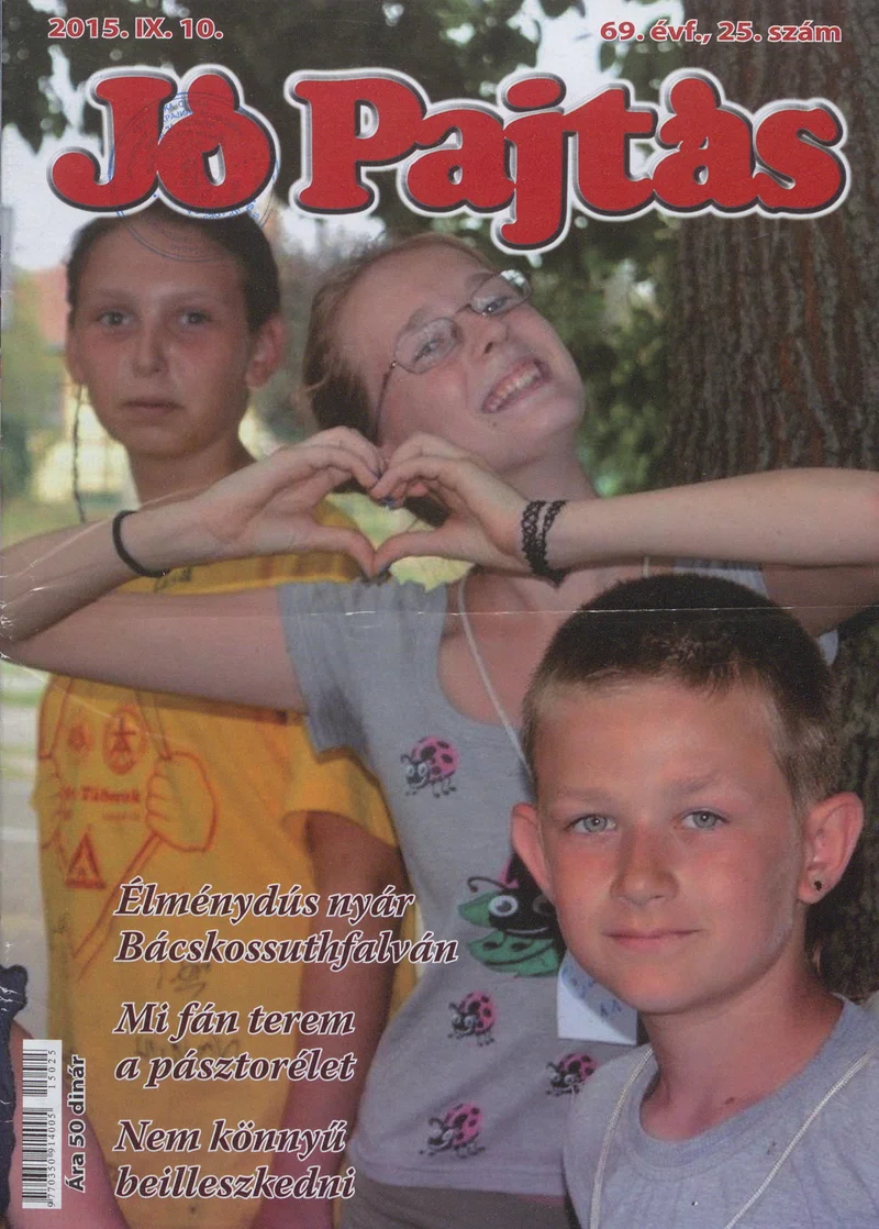 Jó Pajtás, 69. évf. 2015. szeptember 10. 25. sz.