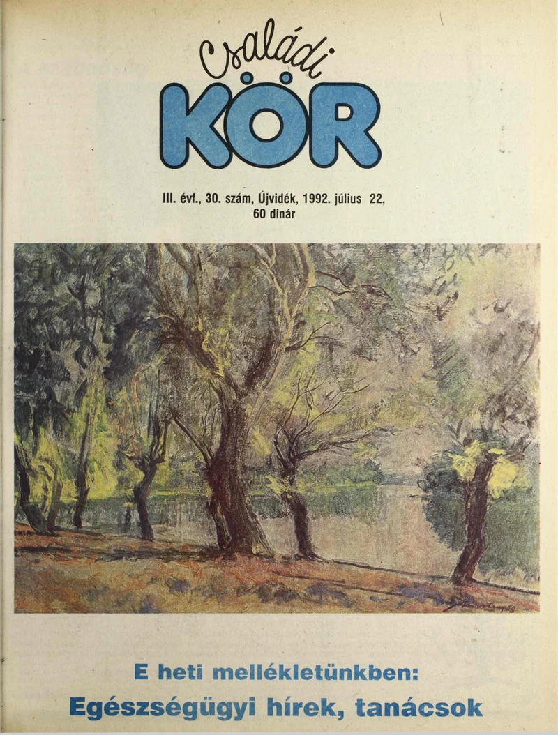 Családi Kör, 3. évf. 1992. július 22. 30. sz.