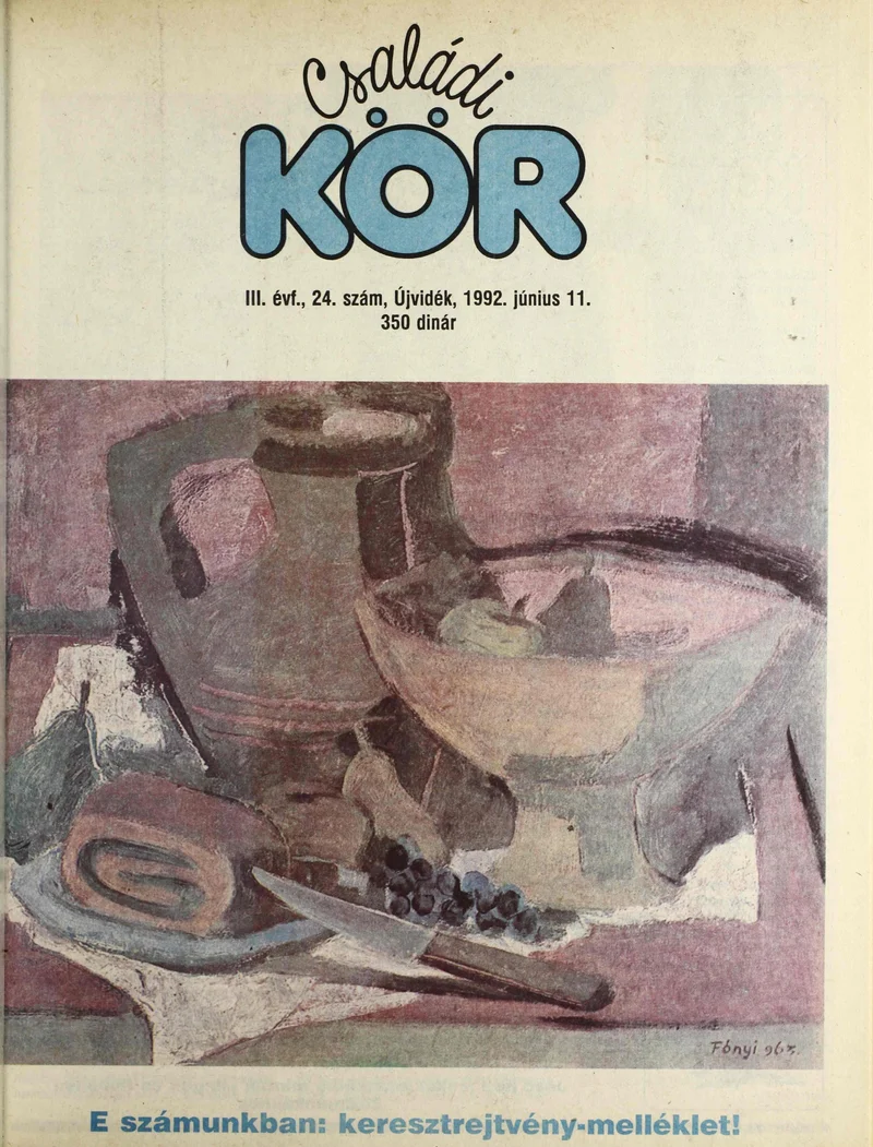 Családi Kör, 3. évf. 1992. június 11. 24. sz.