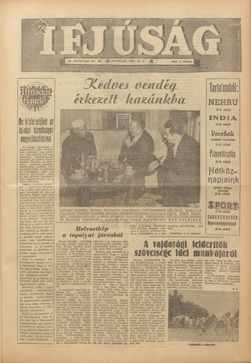 Ifjúság, 11. évf. 1955. július 2. 507. sz.