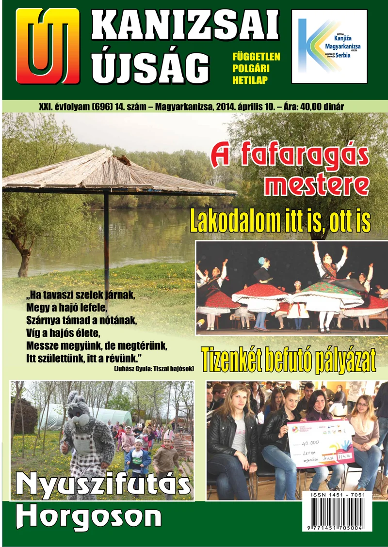Új Kanizsai Újság, 21. évf. 2014. április 10. 14. sz.