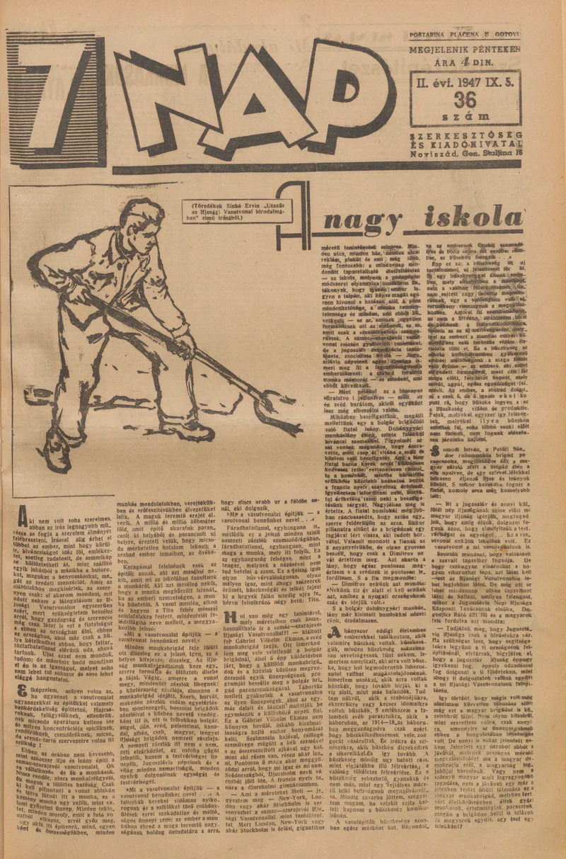 7 Nap, 2. évf. 1947. szeptember 5. 36. sz. 1–10. oldal