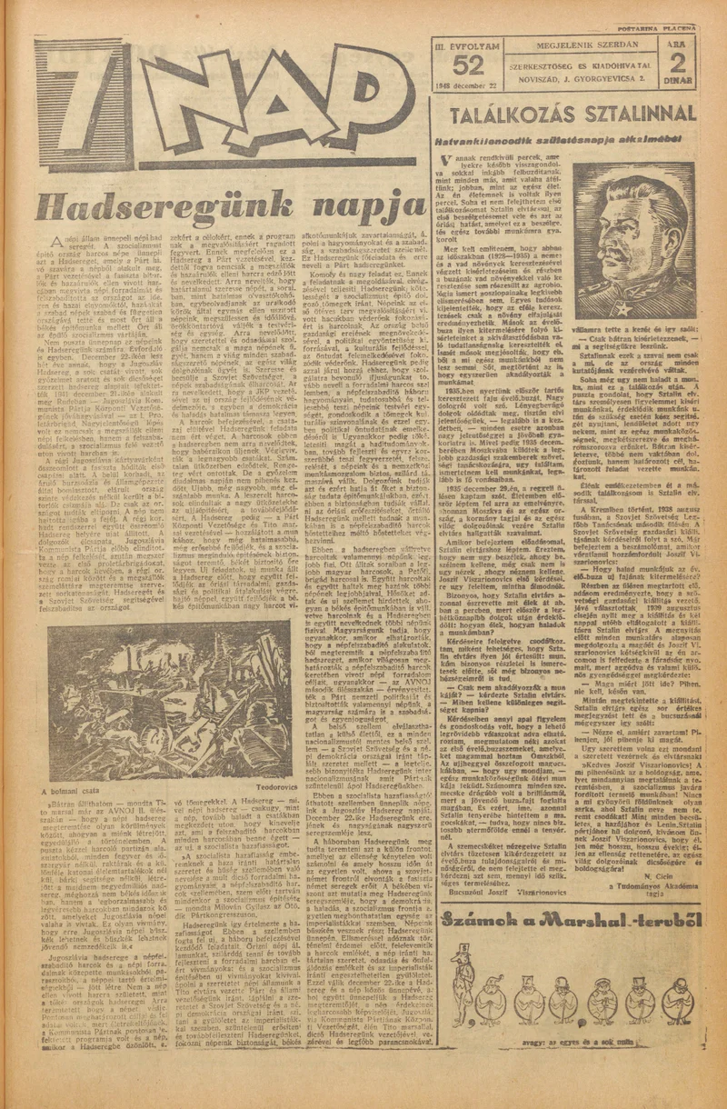 7 Nap, 3. évf. 1948. december 22. 52. sz. 1–4. oldal