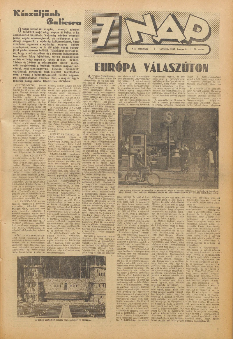 7 Nap, 7. évf. 1952. június 8. 23. sz. 1–12. oldal