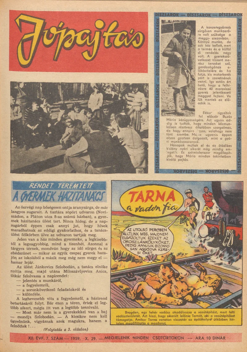 Jó Pajtás, 13. évf. 1959. október 29. 19. sz.