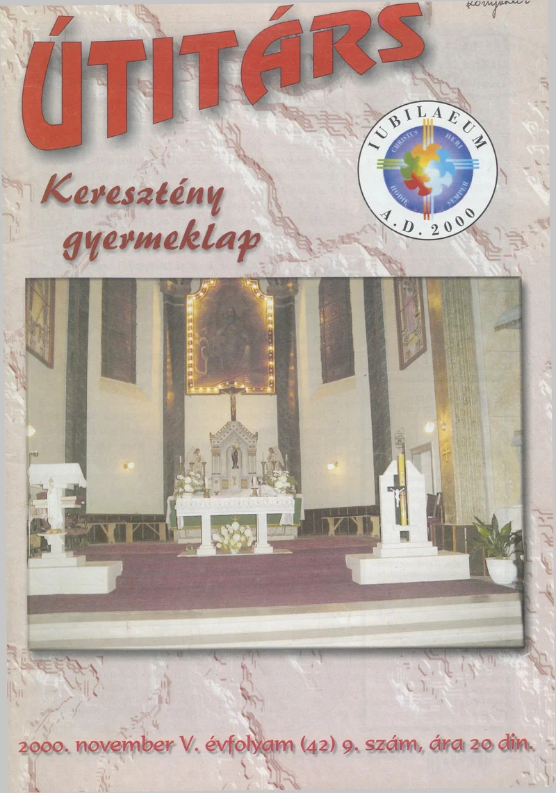 Útitárs, 5. évf. 2000. november. 9. sz.