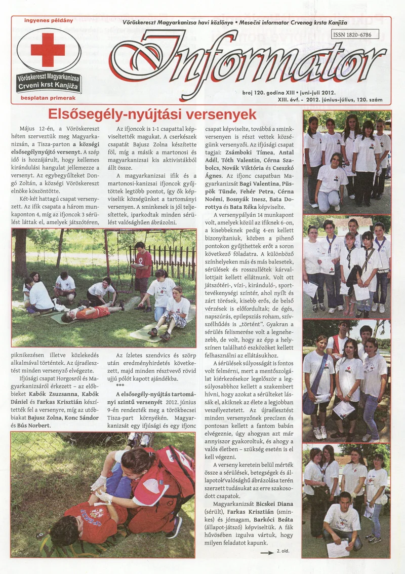 Informator, 13. évf. 2012. június 1. – július 1. 120. sz.
