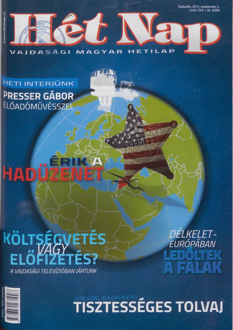 7 Nap, 68. évf. 2013. szeptember 4. 36. sz.