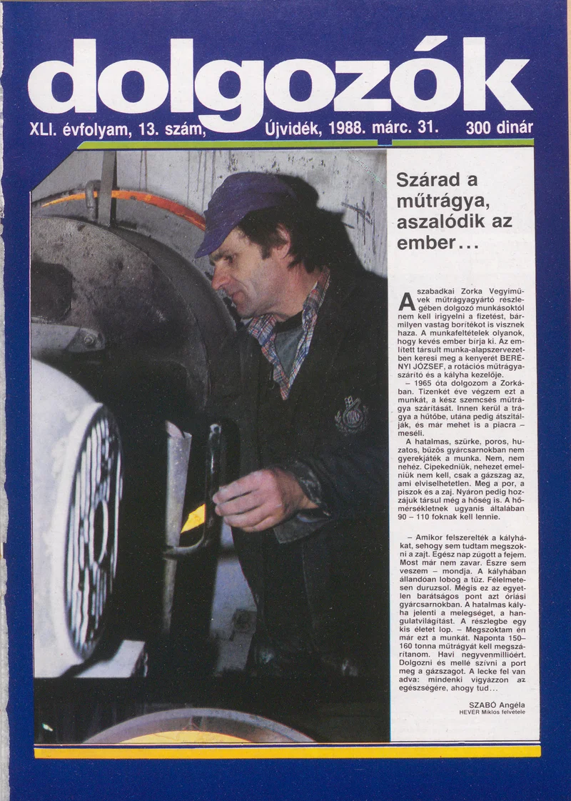Dolgozók, 42. évf. 1988. március 31. 13. sz.