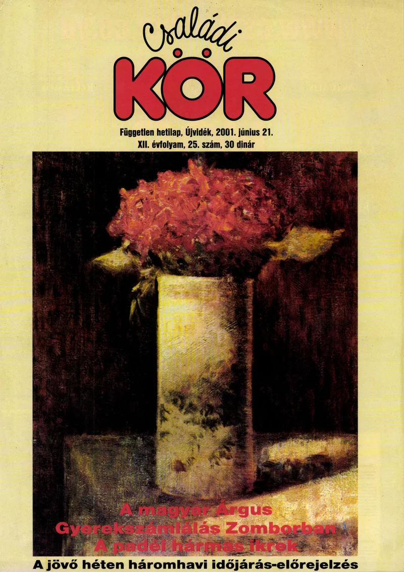 Családi Kör, 12. évf. 2001. június 21. 25. sz.