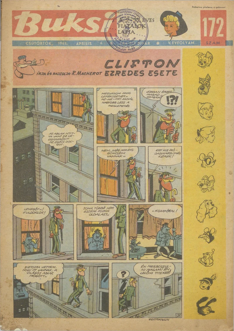 Buksi, 5. évf. 1961. április 6. 172. sz.