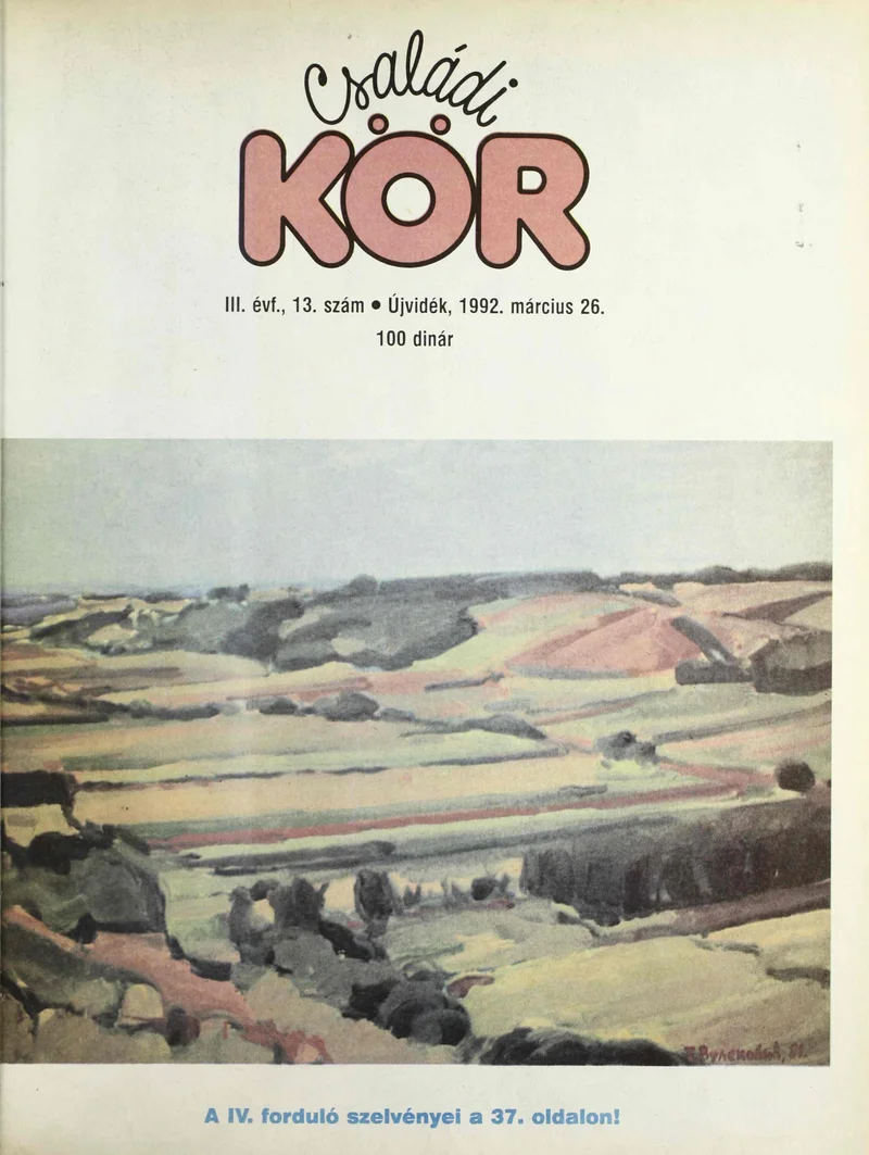 Családi Kör, 3. évf. 1992. március 26. 13. sz.