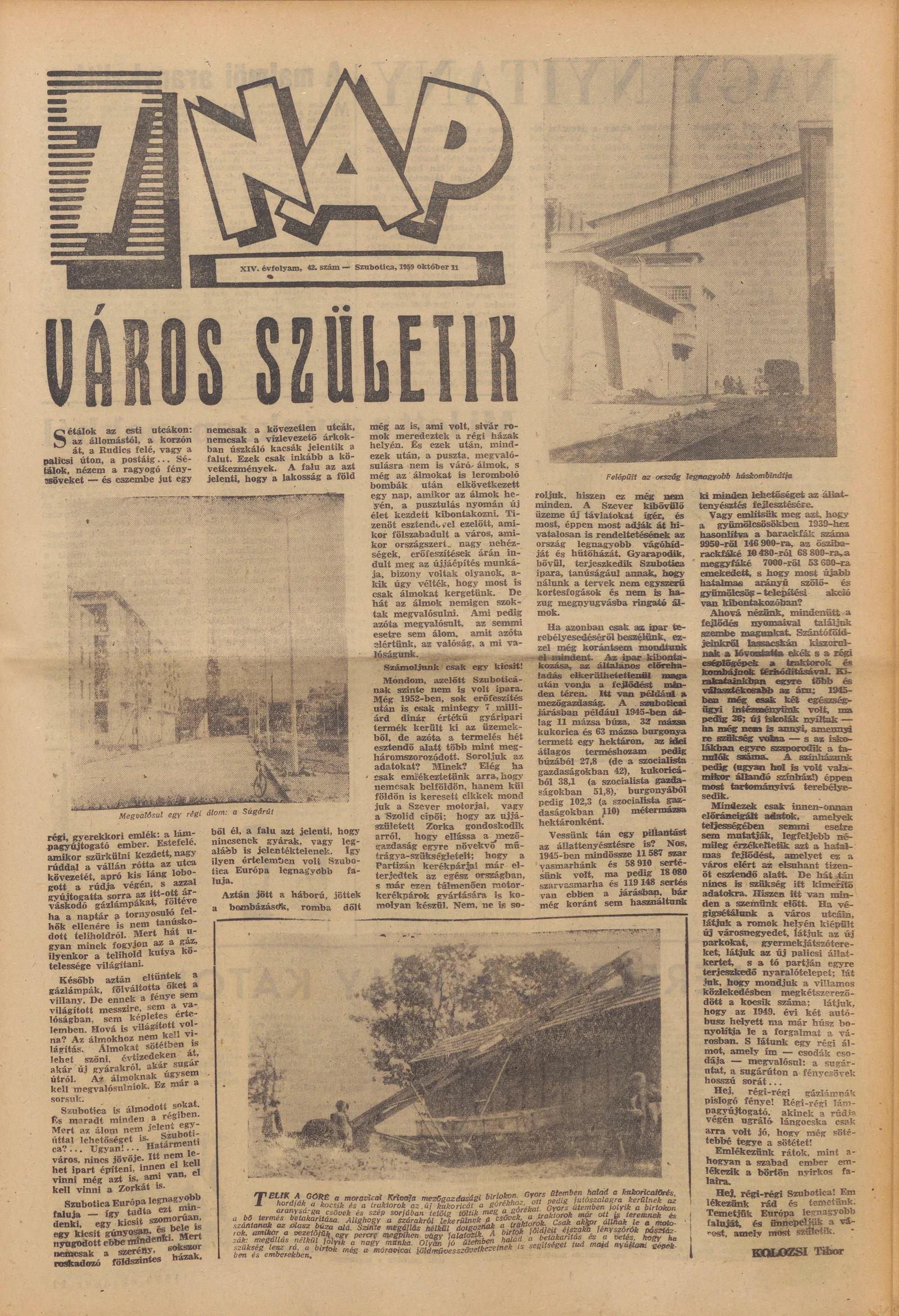 7 Nap, 14. évf. 1959. október 11. 42. sz. 1–20. oldal