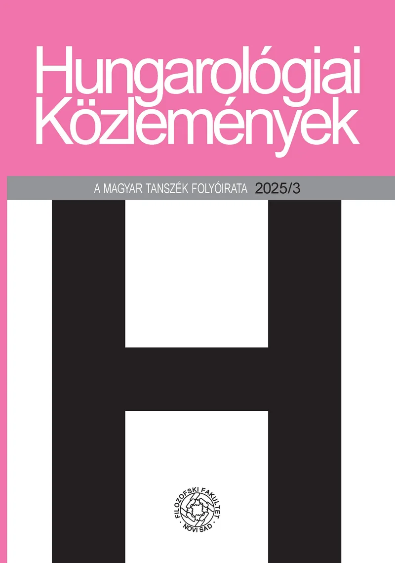 Hungarológiai Közlemények, 56. évf. 2025. 3. sz.