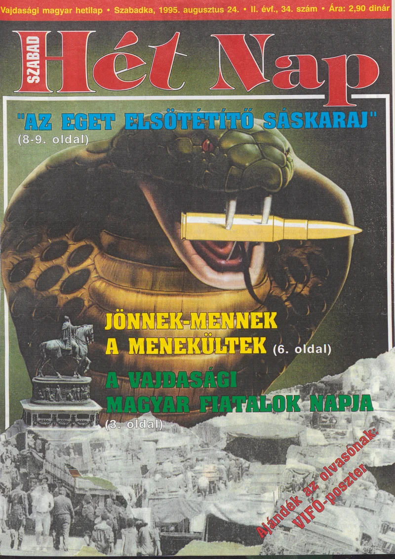 Szabad Hét Nap, 2. évf. 1995. augusztus 24. 34. sz.