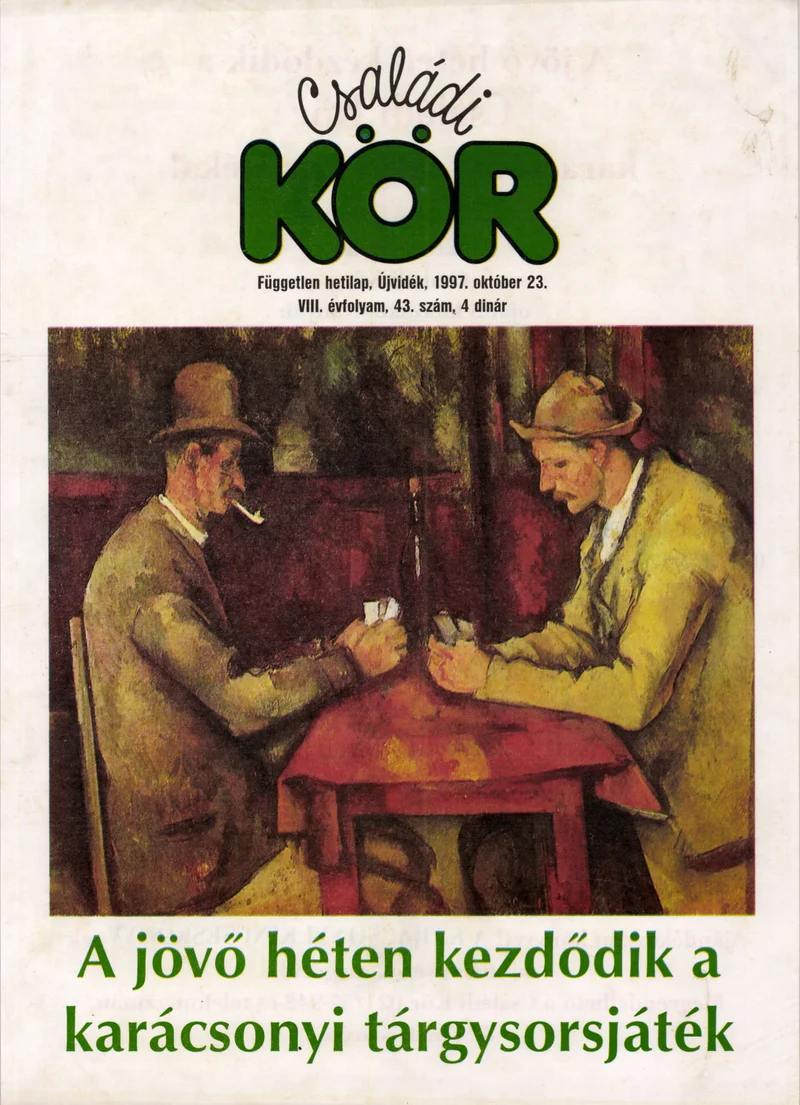 Családi Kör, 8. évf. 1997. október 23. 43. sz.
