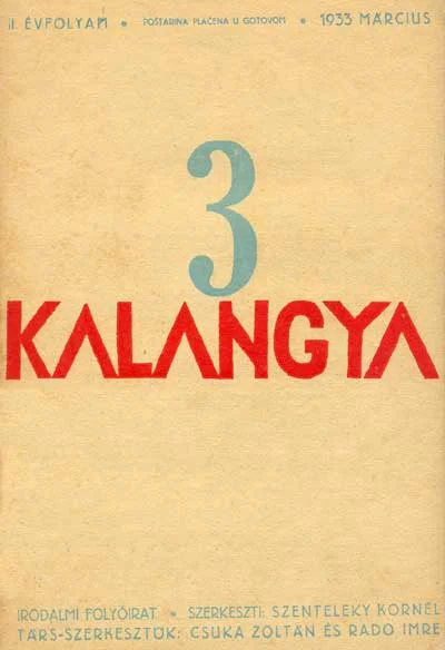Kalangya, 2. évf. 1933. március. 3. sz. 144–216. oldal