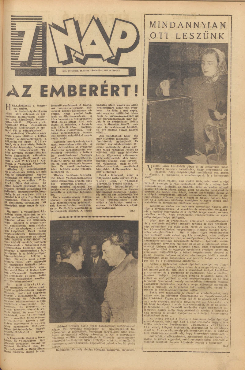 7 Nap, 12. évf. 1957. október 27. 44. sz.