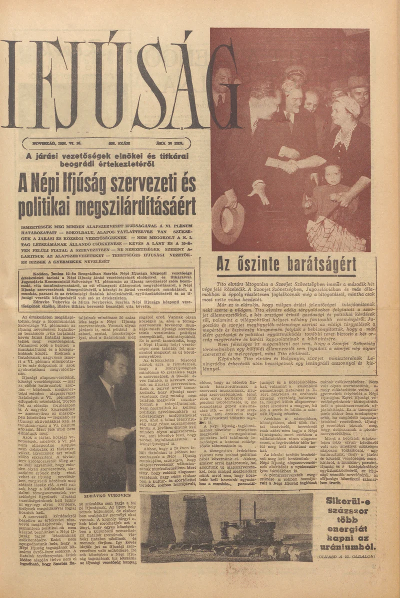 Ifjúság, 12. évf. 1956. június 16. 556. sz.