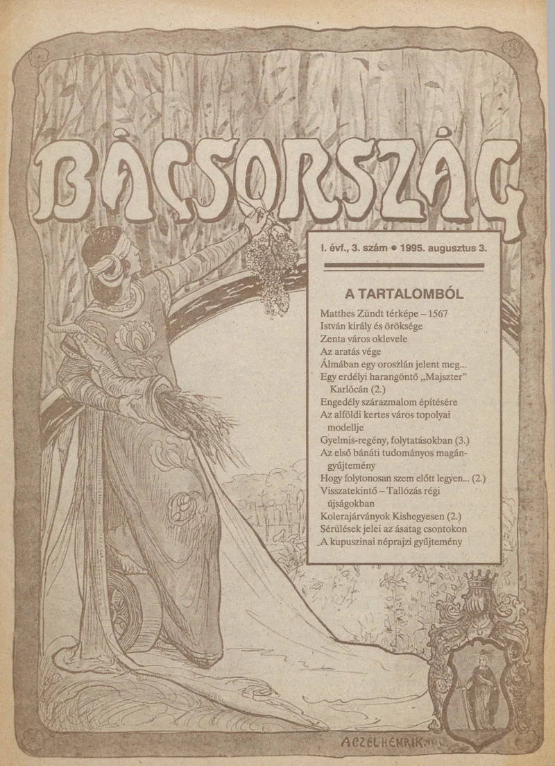 Bácsország, 1. évf. 1995. augusztus 3. 3. sz.