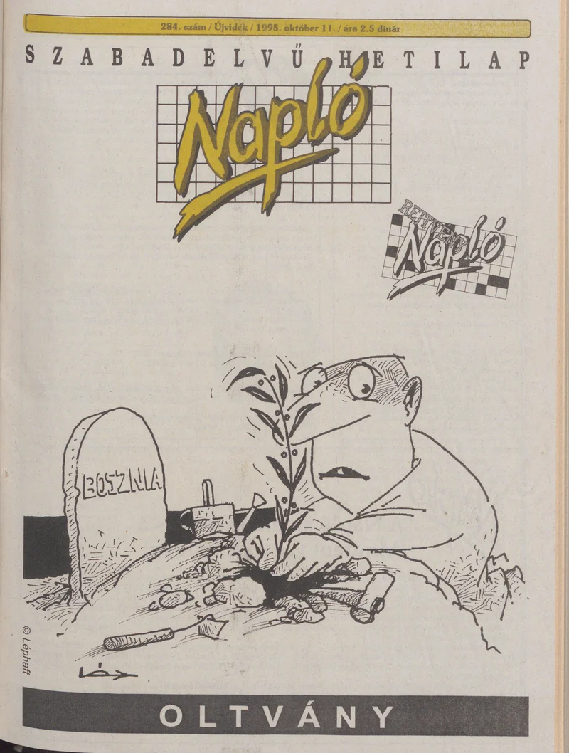 Napló - Szabadelvű hetilap, 6. évf. 1995. október 11. 284. sz.