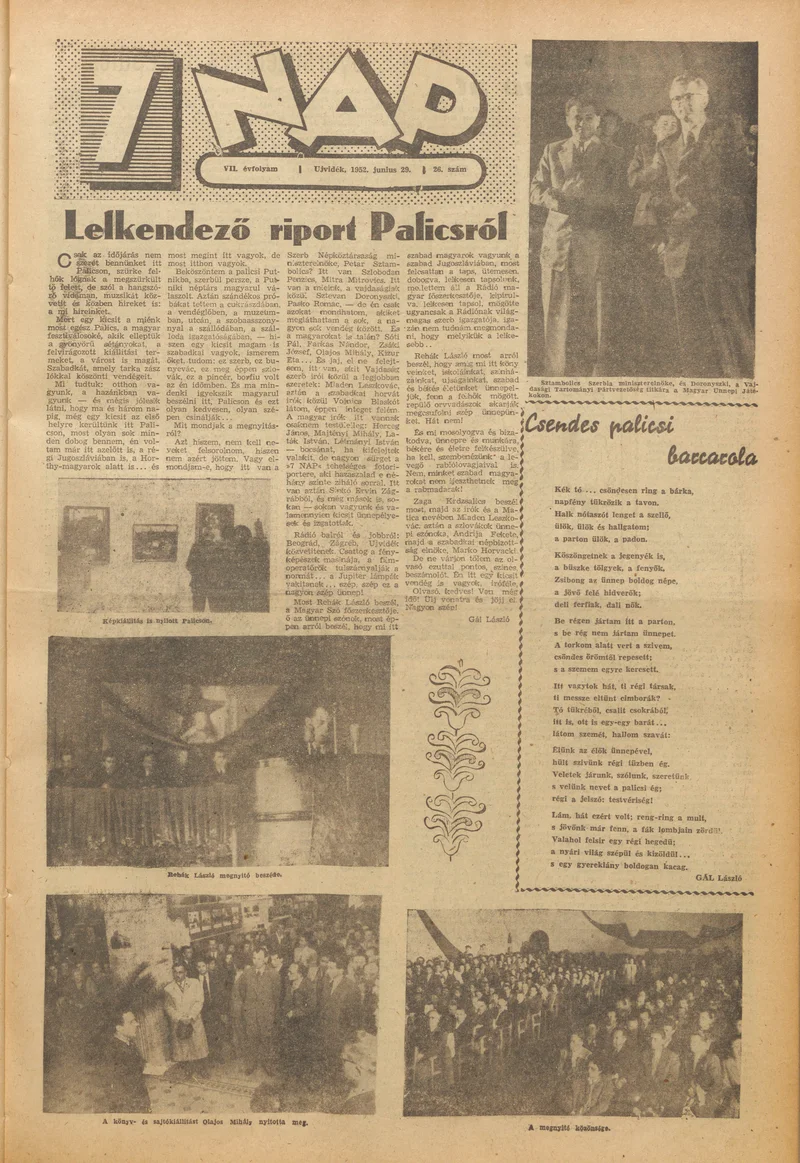 7 Nap, 7. évf. 1952. június 29. 26. sz. 1–12. oldal
