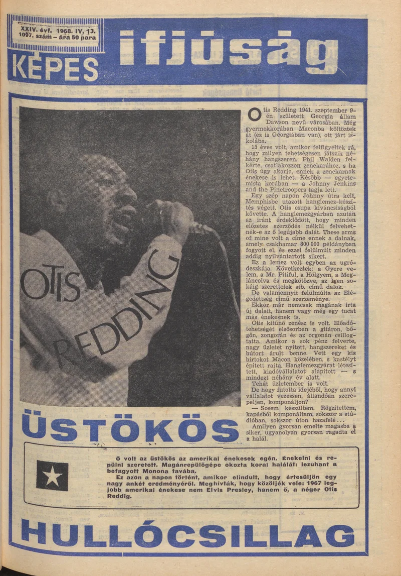 Képes Ifjúság, 24. évf. 1968. április 13. 1097. sz. 1–32. oldal