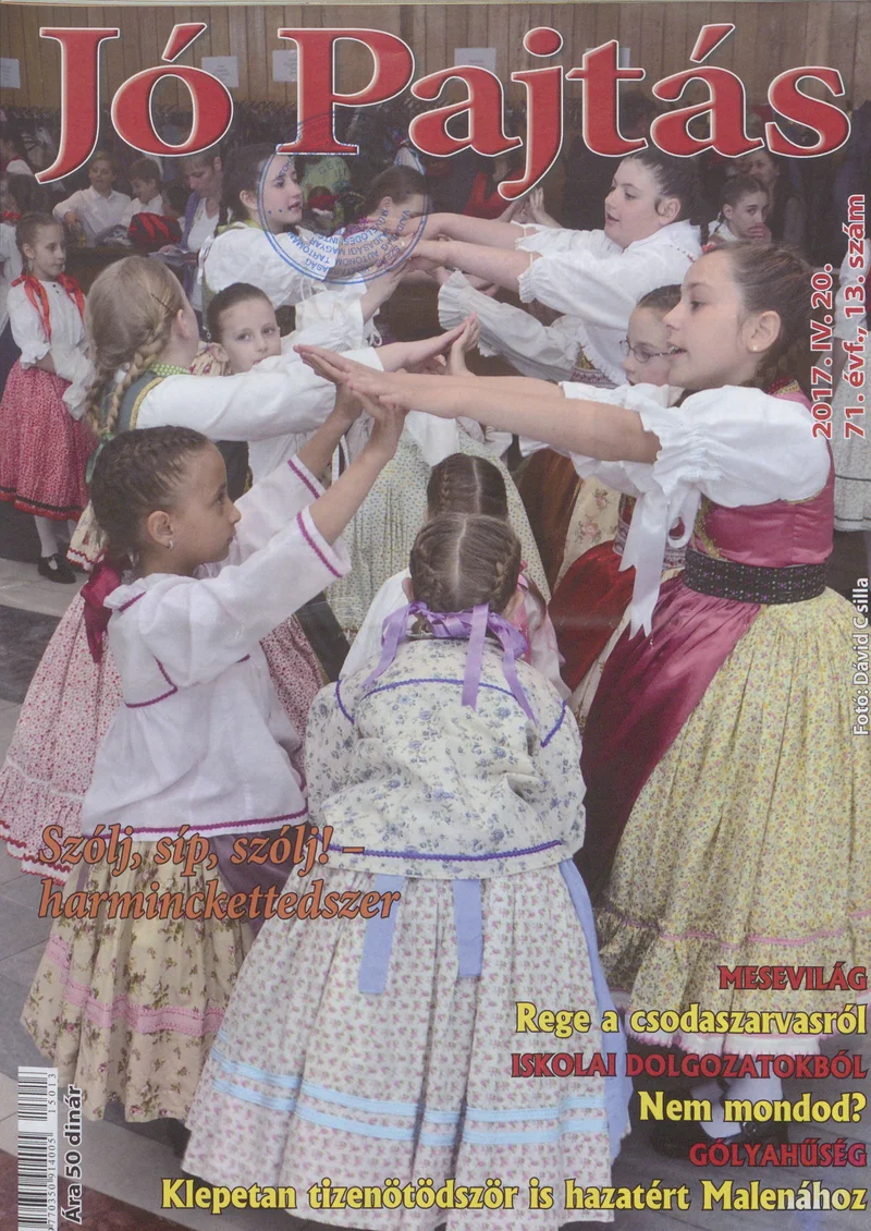Jó Pajtás, 71. évf. 2017. április 20. 13. sz.