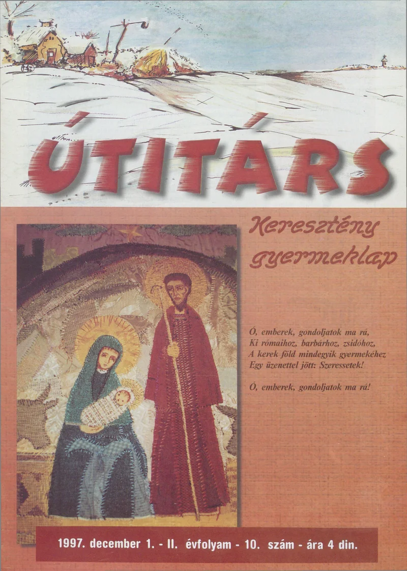 Útitárs, 2. évf. 1997. december. 10. sz.