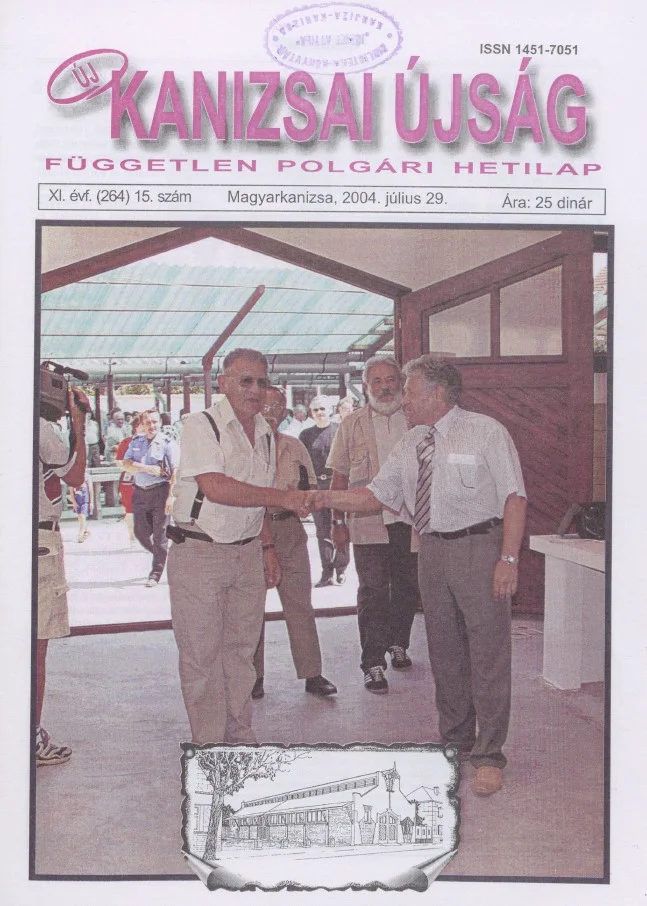 Új Kanizsai Újság, 11. évf. 2004. július 29. 15. sz.