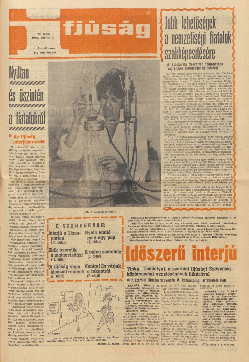 Ifjúság, 22. évf. 1966. április 7. 14. sz.